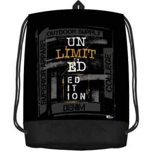 Мешок для обуви 1 отд, 410*540, карман "Un limited"