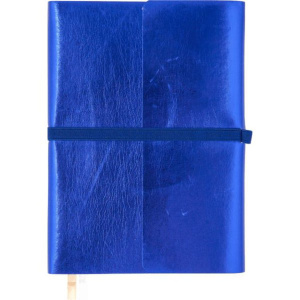 Ежедневник недат. В6 deVENTE Jardin 320стр., синий металлик, тв.обл.,кожзам.,ляссе, 70гр/м2