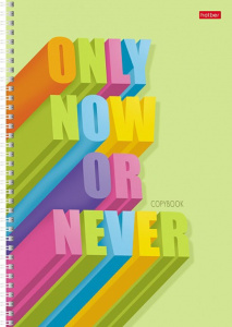 Тетрадь А4  96л кл. гребень Hatber  "Headline" ТОНИР.БЛОК КРЕМОВЫЙ