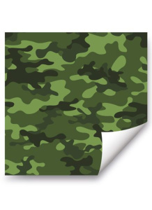 Бумага упаковочная 70*100см  "Камуфляж"