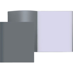 Папка файл А4 100лист 0.60мм, серая