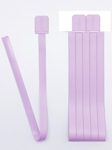 Закладки-ляссе самоклеящаяся А4 "Лавандовый", 6 шт.