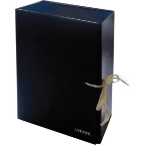 Короб архивный  (320*220*50) глубина  50мм бумвинил, 2 завязки, складной, синий