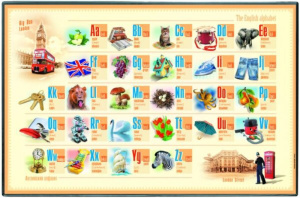 Подкладка д/письма 380х590 мм "English"