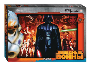 Пазлы  120 элементов 230*165мм. "Звёздные войны" 8 видов