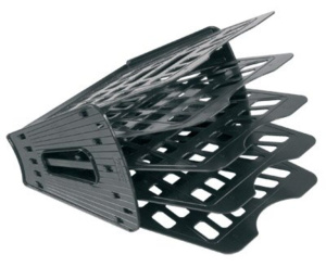 Лоток веер 5 секционный, черный