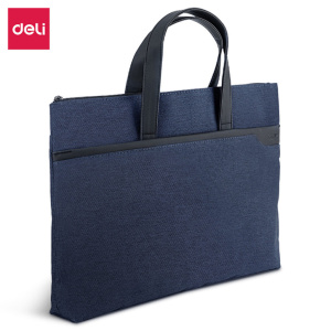 Папка - портфель 1 отд. на молнии терилен синяя