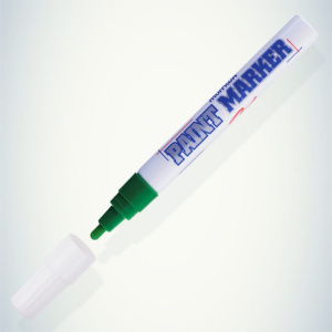 Маркер краска 4мм ЗЕЛЕНЫЙ