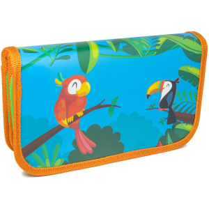 Пенал 2 отд. (190*105)     Тропический алфавит, лам.