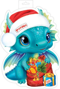 Плакат фигурный 34*41см "Символ года"