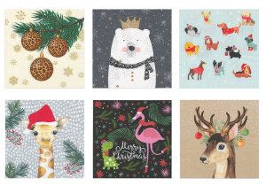 Салфетки бумажные для декупажа "Такой разный Новый год" 33*33см 6шт