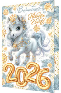 Открытка А5 "Волшебного Нового года!" Символ года