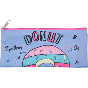 Пенал-косметичка (210*90) молния, ткань "Donut"
