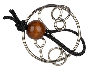 Головоломка металлическая 1 шт "Инь-Ян" 4 элемент.