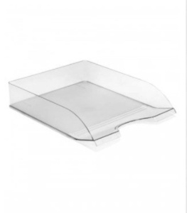 Лоток д\бумаг гориз. ДЕЛЬТА прозрачный