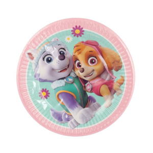Тарелка бум. "Щенячий Патруль.Эверест" 20 см, 8 шт.