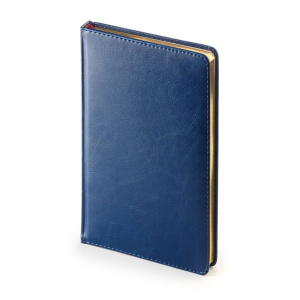 Ежедневник недат. А4 136л., тв.обл., иск.кожа "Sidney Nebraska. Синий"