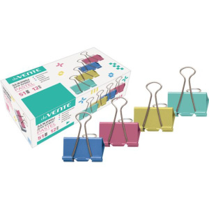 Зажим д\бум. мет. цветные deVENTE 51мм.