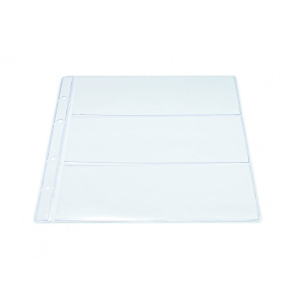 Лист д/банкнот  (207*250мм) ПВХ 180 мкм на 3 банкноты