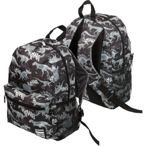 Рюкзак подростковый 38*30*14см  deVENTE " Ergo. Dinosaurs ,ткань,1 отд. на молнии, 3 карм.