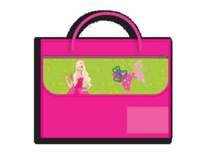 Папка для труда А4 1 отд. липучка, с ручками Принцесса Мелания