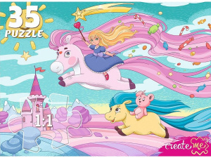 Пазлы   35 элементов  175*250мм. "Пони"