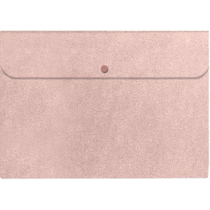 Папка  6 отд. на кнопке, Glitter Shine розовый