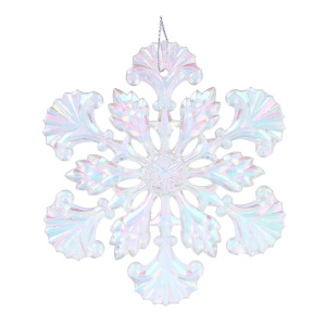 Подвесное украшение 12см "Снежинка"
