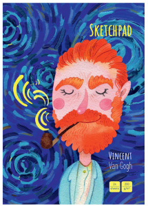 Скетчпад А5  24л., клеевой кор., 200гр/м2 "Винсент Ван Гог" тв.обложка