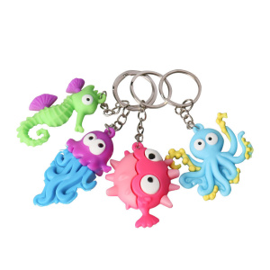 Брелок "Морской мир" 6*3см ПВХ