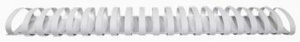 Пружина для переплёта "Proff" пластик, 38мм, 50шт/уп., белая