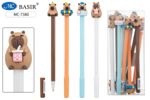 Ручка шар. "Капибара" синяя