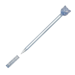 Ручка шариковая "Коллекция кошка" синяя, 0,7мм