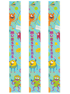 Закладка пластиковая "Забавные монстрики"