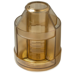 Подставка наст. "Standard" 10*11,5*12см , пластиковая, вращающаяся, коричневая прозрачная