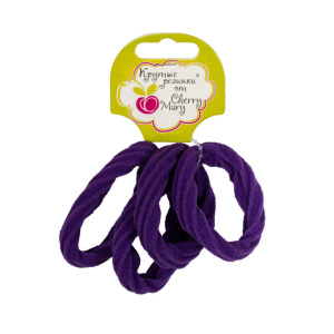 Набор резинок для волос "CHERRY MARY"  4шт , фиолтетовый