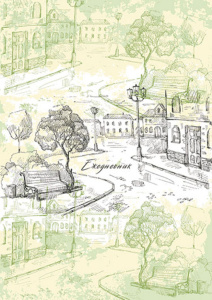 Ежедневник недат. А5 128л., 7БЦ "Городские зарисовки"