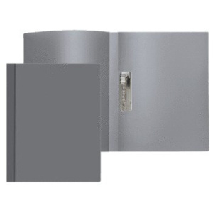 Папка с 1 зажимом А4 0,50 мм, серая