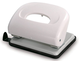 Дырокол KW-TRIO  16 лист. Dolphin с линейкой, пластик, ассорти