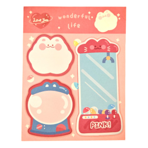 Набор бумаги с липким краем  60л, Egoist "Wonderful life" 13*10 см, ассорти 4 дизайна