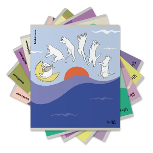 Тетрадь А5 48л кл. Erich Krause  "Cat Day ", пластик, MIX-PACK