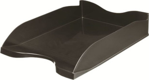 Лоток д\бумаг гориз. СТАММ ЛЮКС черный