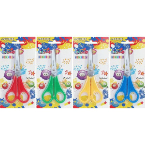 Ножницы детские "deVENTE. Cosmo" 13см, пластик.кольца, блистер