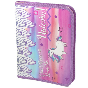 Папка д/тетрад. А5 1отд. на молнии вокруг  Путешествие единорога