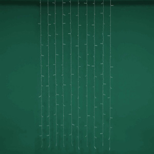 Гирлянда электрическая Занавес 1,5*1,5м 150LED светодиодная, 220 В, свечение шампань