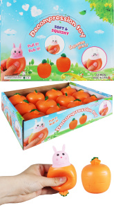 Антистресс-мялка "Зайчик в морковке"