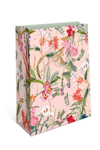 Пакет подар. бумажн. 33*42*10 см, 130гр/м2  Цветы