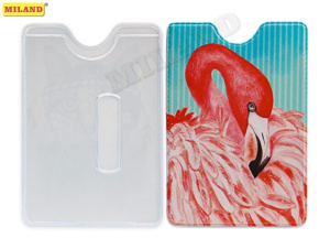 Обложка для Пропуска "Нежный фламинго"