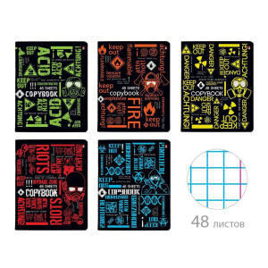 Тетрадь А5 48л кл. Альт "Attention"