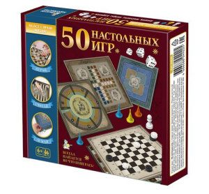 Игра настольная "50 настольных игр" 6+